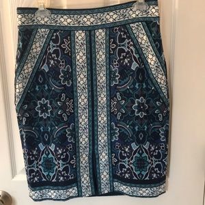 Loft floral skirt